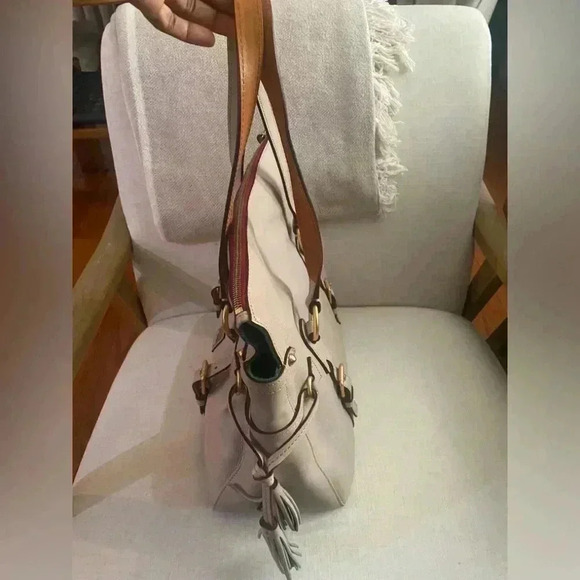 Dooney and Bourne Grey Florentine Large Satchel - Picture 4 of 13